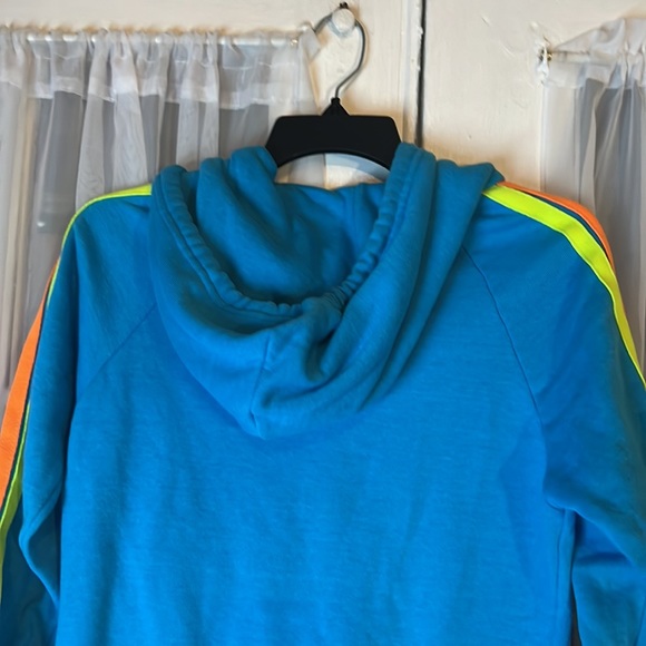 Aviator Nation Neon Stripe Hooded Jacket X-Small Unisex XS - Picture 5 of 6